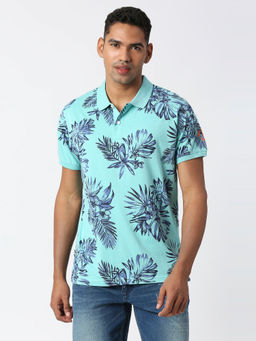 Pepe Jeans - Siri All Over Floral Print Polo T-Shirt