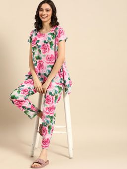 Clt.s - Women Pink Co-Ord (Set of 2)