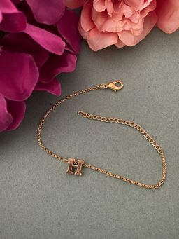 Digital Dress Room - Letter H Name Bracelet Rakhi