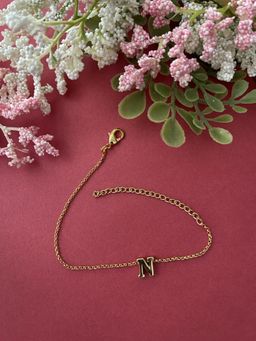 Digital Dress Room - Letter M Name Bracelet Rakhi