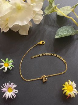 Digital Dress Room - Letter Z Name Bracelet Rakhi