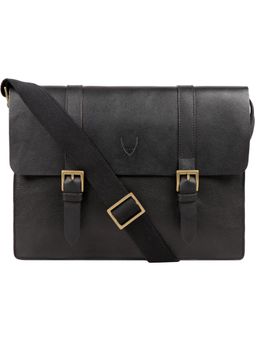 Hidesign - BLACK EE EDEN 01 REG PRINT/DENVER MESSENGER BAG