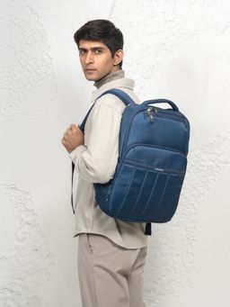 Assembly - Rover Blue Laptop Backpack with Dust Cover for Men and Women