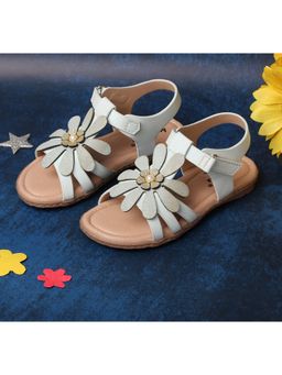 BOYZ N GALZ - Girls Grey Embellished Sandals