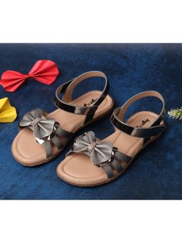 BOYZ N GALZ - Girls Grey Embellished Sandals