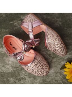 BOYZ N GALZ - Girls Pink Embellished Sandals