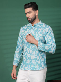 Rama's - Men's Blue Kurta