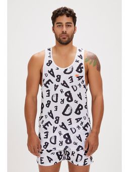 BAD BEAR - Bling White Men's Tank Top