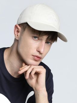 Puma - White Script Embroidered Logo Dad Cap