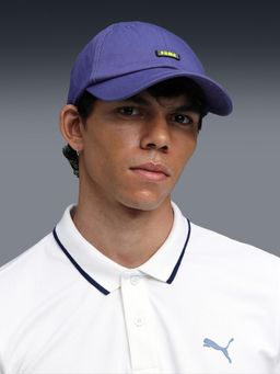 Puma - Blue Solid Logo Patch Baseball Cap