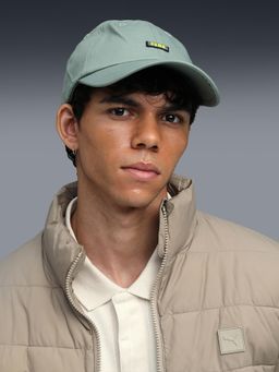 Puma - Green Solid Logo Patch Baseball Cap