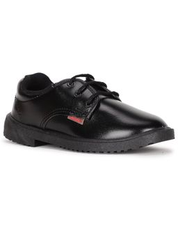 Bata - Black Lace-Up School Shoes for Boys