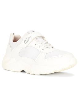Bata - White Velcro School Shoes for Boys