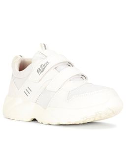 Bata - White Velcro School Shoes for Boys