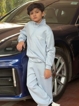 Napchief - Unisex Blue OG Cloud Vibes Sweatshirt with Joggers