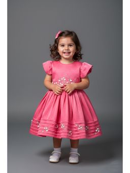 Twirly Tutus - Tulip : Embroidered Cap Sleeve Empire Dress