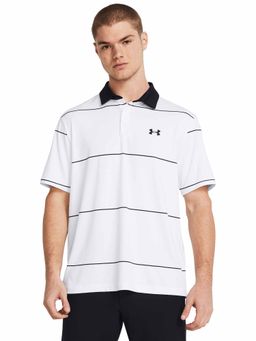 Under Armour - White Stripes Polo T-Shirt