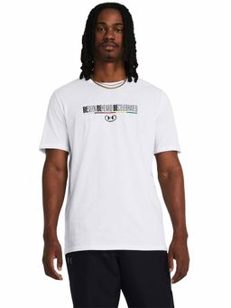 Under Armour - White Printed T-Shirt