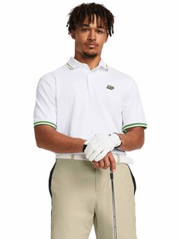 Under Armour - White Solid Polo T-Shirt