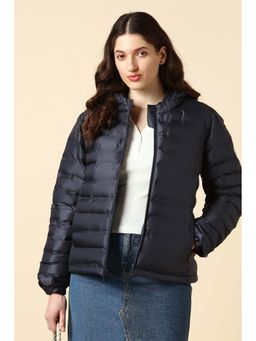 Allen Solly - Women Navy Solid Casual Jacket