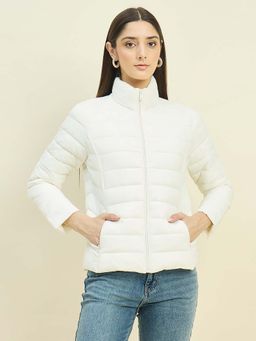 Madame - Off White Quilted Puffer Jacket
