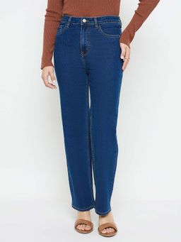 Madame - Blue Straight Fit Jeans