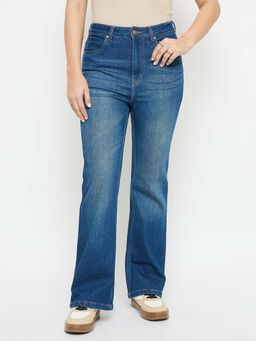 Madame - Mid Blue Flared Jeans