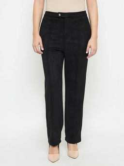Madame - Black Straight Trousers
