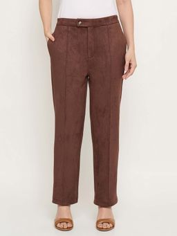 Madame - Brown Straight Trousers