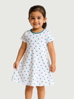 ZACH & KIKI - Swirl print Jersey Dress