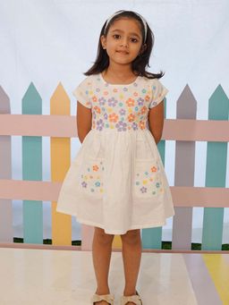 ZACH & KIKI - Linen Embroidery Dress