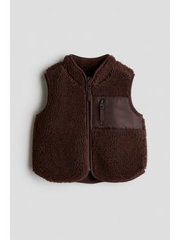 H&M - Unisex Brown Teddy Gilet
