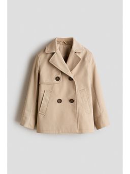 H&M - Girls Beige Short Trench Coat
