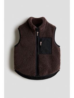 H&M - Boys Brown Teddy Gilet