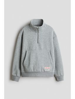 H&M - Boys Grey Zip-Top Sweatshirt