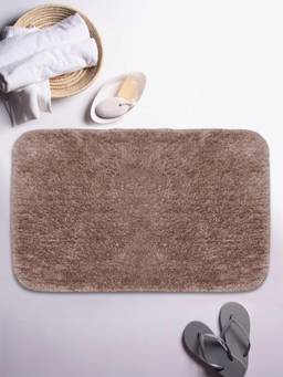 BIANCA - Brown Thick Ultra Soft Anti Slip Bath Mat