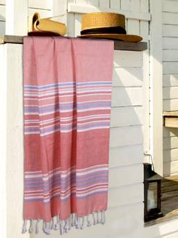 BIANCA - Pink Ultra Soft Turkish Hammam Towel