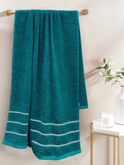 BIANCA - Teal Extra Plush Turkish Terry Bath Towel