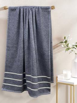 BIANCA - Grey Extra Plush Turkish Terry Bath Towel