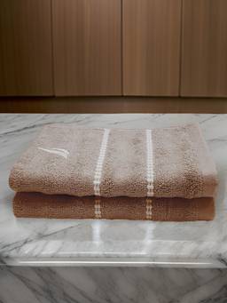 Nautica - Beige High Absorbency Super Fast Drying Bamboo Hand Towel (Pack of 2)