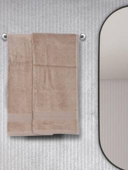 BIANCA - Beige Ultra Soft Zero Twist 100% Cotton Towel (Pack of 2)