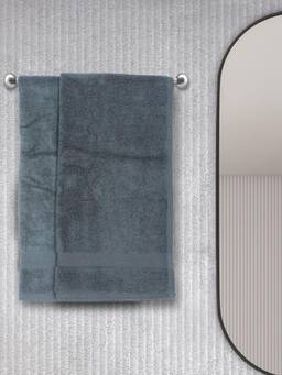 BIANCA - Grey Ultra Soft Zero Twist 100% Cotton Towel (Pack of 2)
