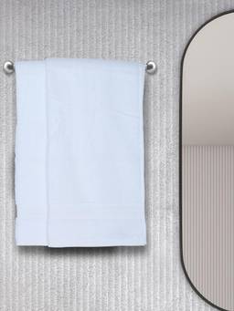 BIANCA - White Ultra Soft Zero Twist 100% Cotton Towel (Pack of 2)