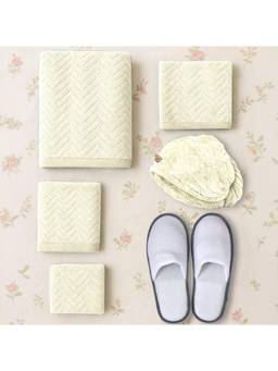 Cortina - Cream Microfiber Towel (Pack of 8)