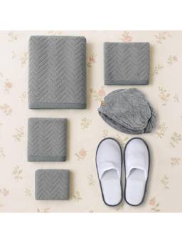 Cortina - Grey Microfiber Towel (Pack of 8)