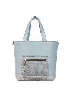 ETCETERA - Women Blue Bucket Bag with Artificial Leather Pouch In Beige