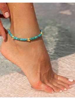 Arvino - Turquoise Bead Anklet