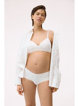 H&M - Women White Mama 5-Pack Hipster Briefs
