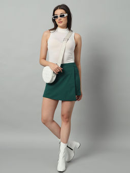 BROOWL - Womens Green Skort