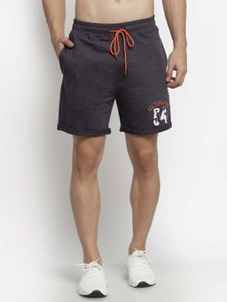 Club York - Men Navy Blue Solid Shorts